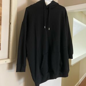 H&M black hoodie dress